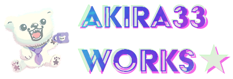 AKIRA33のイラスト＆キラキラループアニメ